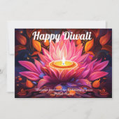 Carte Dawn de Diya Diwali (Devant)