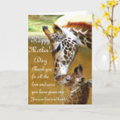 Carte Day_ de la mère heureuse (Fleur jaune)