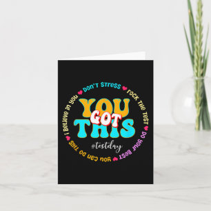 Carte Day Rock The Test Teacher Test Day Vous Avez Obten