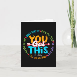 Carte Day Rock The Test Teacher Test Day Vous Avez Obten