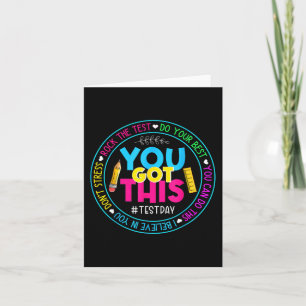 Carte Day Rock The Test Teacher Test Day Vous Avez Obten