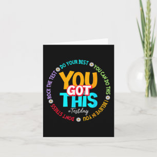 Carte Day Rock The Test Teacher Test Day Vous Avez Obten