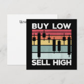 Carte Daytrading Acheter des chandeliers à faible valeur (Devant / Derrière)