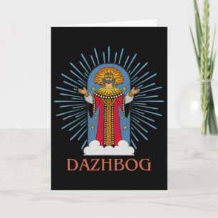 Carte Dazhbog Ancien Mythe Slave Païen Russie