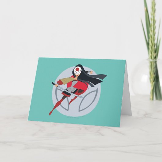 Carte DC Super Hero Girls Katana (Devant)