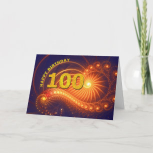 Carte de 100e anniversaire
