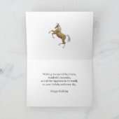 Carte de 14e anniversaire avec un blason (Intérieur)