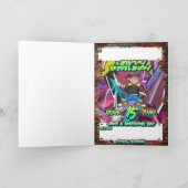 Carte de 15e anniversaire (Intérieur)