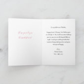 Carte de 16 ans sucrée avec Eucalyptus Peonies (Intérieur)