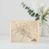 Carte de 1858 : Itinéraire des Omnibus dans Paris  (Debout devant)