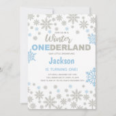 Carte de 1er anniversaire de Snowflake (Devant)