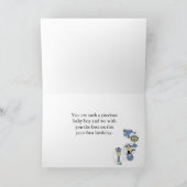 Carte de 1er anniversaire du parc animalier (Intérieur)