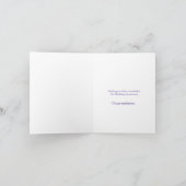 Carte de 21e anniversaire de mariage Iolite pour s (Intérieur)