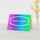 Carte de 2 222 222 222 secondes (avant personnalis (Fleur jaune)