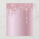 Carte de 40e anniversaire pour sa parties scintill (Dos)