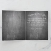 Carte de 50 ans de naissance style tableau noir (Intérieur)