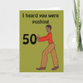 Carte de 50e anniversaire (Devant)