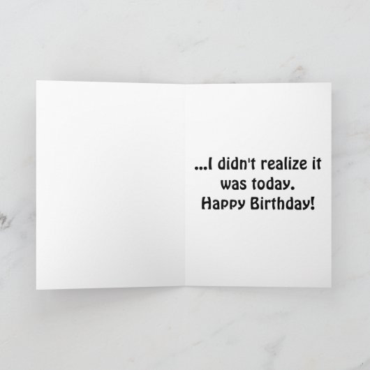 Carte de 50e anniversaire (Intérieur)