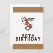 Carte de 50e anniversaire (Devant / Derrière)