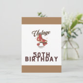 Carte de 50e anniversaire (Debout devant)