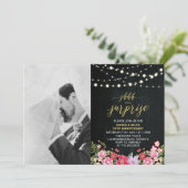 Carte de 50e anniversaire de mariage avec tableau (Debout devant)