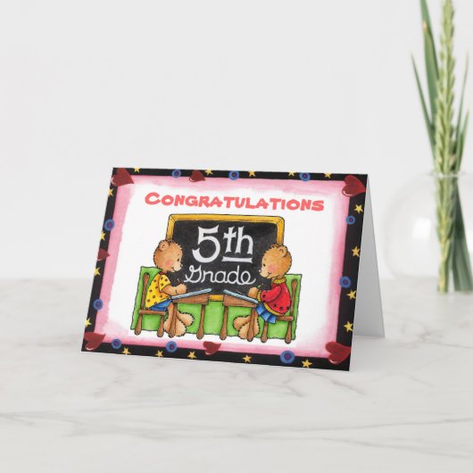 Carte de 5e année (Devant)