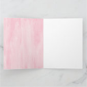 Carte de 5e anniversaire - cupcake aquarelle (Intérieur)