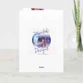 Carte de 5ème anniversaire avec jolie fée de cocci (Dos)