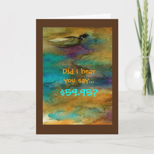 Carte de 60e anniversaire humoristique