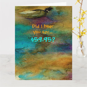 Carte de 60e anniversaire humoristique