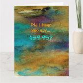 Carte de 60e anniversaire humoristique (Devant)