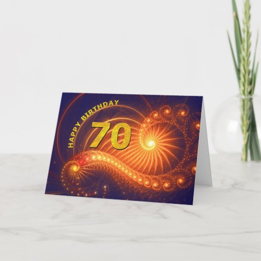 Carte de 70e anniversaire (Devant)