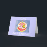 Carte de 80e anniversaire de Diva<br><div class="desc">Envoyez un super-seniors un souhait d'anniversaire super heureux avec cette carte d'anniversaire. Parfait pour un homme ou une femme.</div>