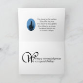 Carte de 80e anniversaire de Sunset yacht (Intérieur)