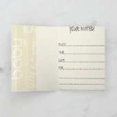 Carte de baby shower (Intérieur)
