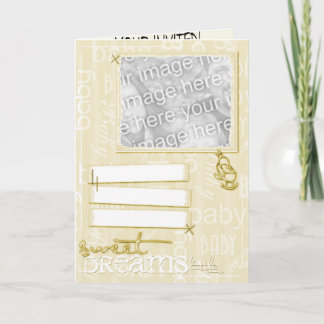 Carte de baby shower