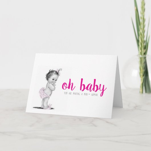 Carte de baby shower (Devant)