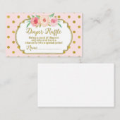 Carte de Baby shower à rabat pour  de couches en o (Devant / Derrière)