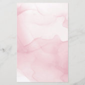 Carte de Baby shower Boho Floral Predictions & Con (Dos)