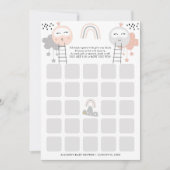 Carte de baby shower | Chemin vers la Lune (Devant)