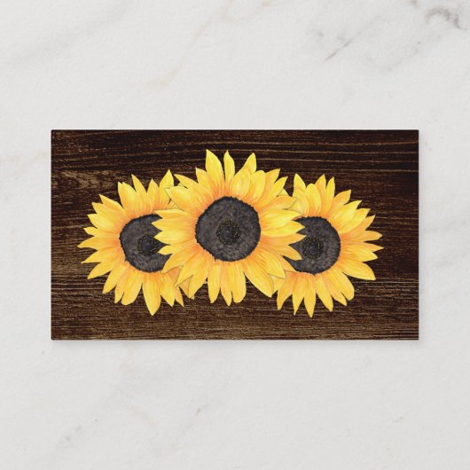 Carte de Baby shower de caleçon de tournesol rusti (Dos)