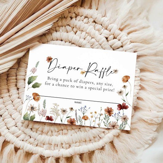 Carte de Baby shower de carafe à couches florales