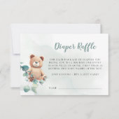 Carte de Baby shower de carafe de couches (Devant)