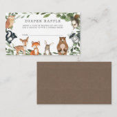 Carte de Baby shower de carafe de couches pour ani (Devant / Derrière)