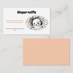 Carte de Baby shower de couches de  de godets de P