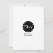 Carte de Baby shower de fille de bienvenue (Dos)