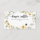 Carte de Baby shower de  Fleur sauvage de la couch (Devant)