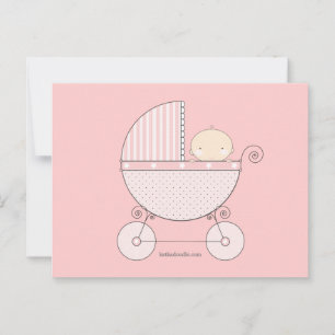 Carte de Baby shower de la carte conseil pour mama