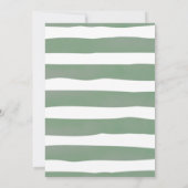 Carte de Baby shower de la manifestation de l'ours (Dos)