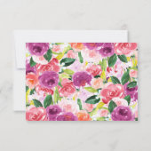 Carte de Baby shower de la souris et de la mère do (Dos)